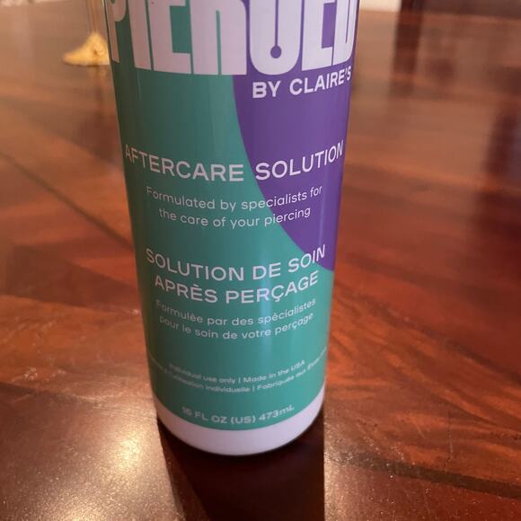 Pierced by Clare’s Aftercare Solution For Piercings Aftercare 16 oz  NEW - Picture 4 of 4